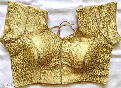 gold silver disign ke blouse
